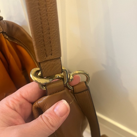 Tan Leather Coach Satchel Bag - Picture 3 of 4